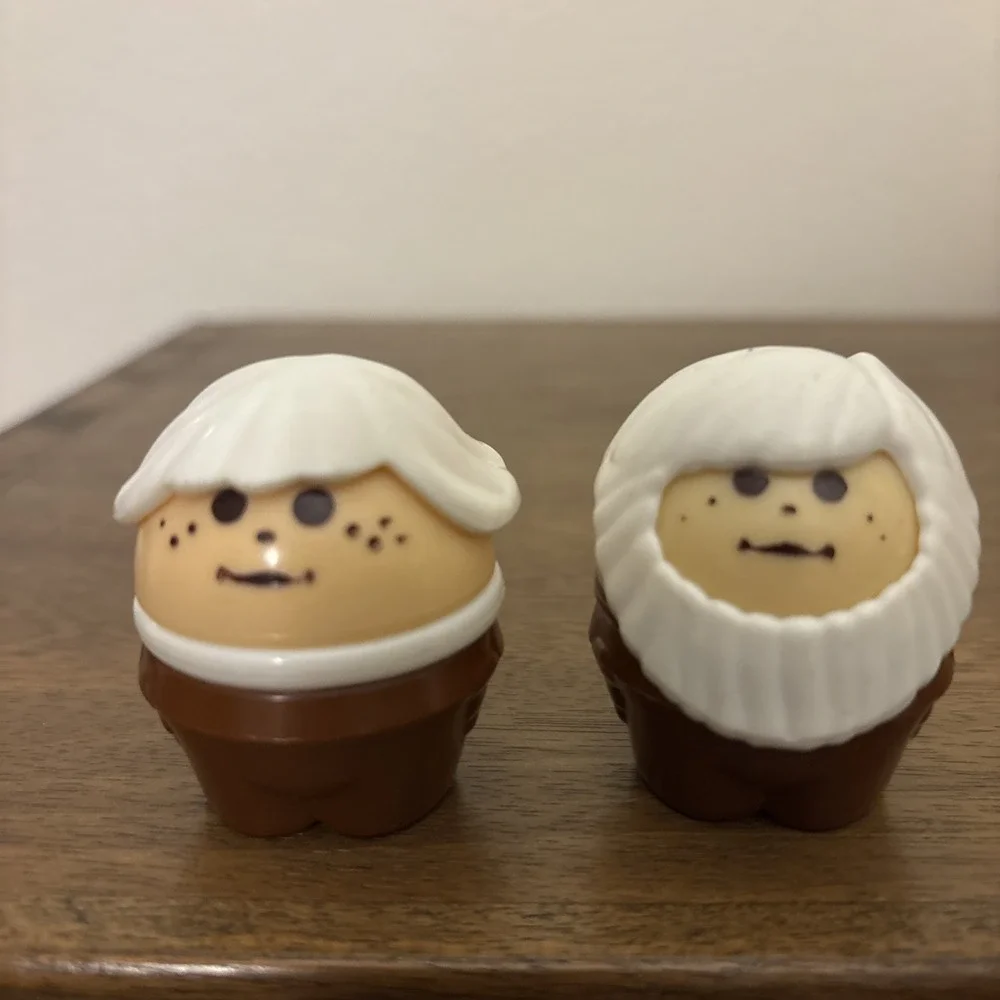 Vintage Little Tikes Toddle Tots Noah's Ark‎ - Noah and Wife Figures white hair